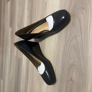 Elegant Navy Women's Wedge Heel